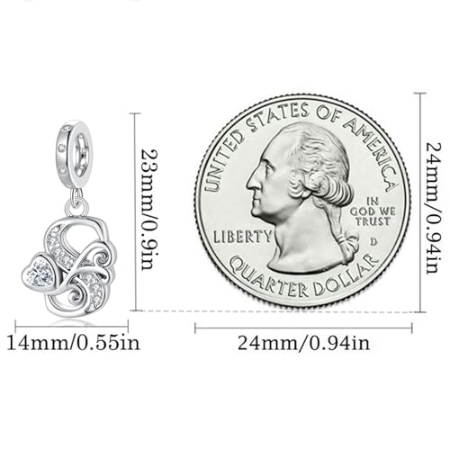Letter Charms für Pandora Armbänder Silber Alphabet Initiale Charms S Bead Anhänger Schmuck Geschenk für Frauen Mädchen