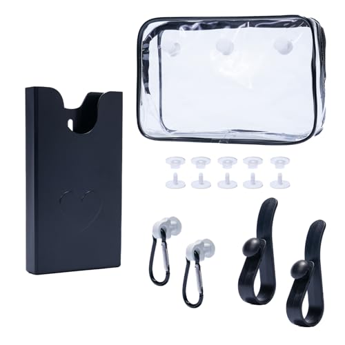 Generic - Juego de 6 accesorios compatibles con bolsa Bogg, soporte para teléfono, bolsa de inserciones transparentes, ganchos y llavero, organizar accesorios...