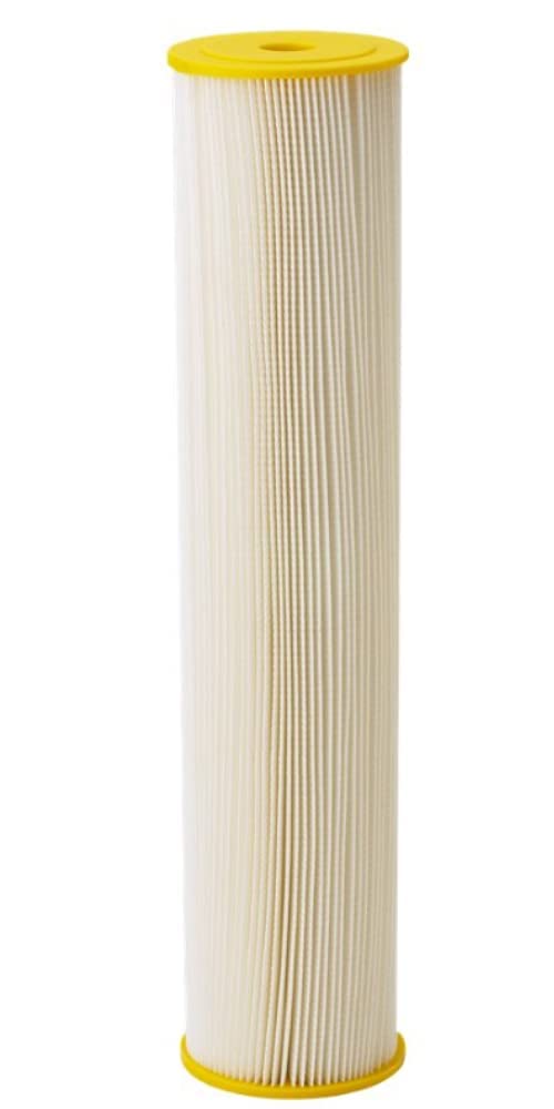 Pentek ECP50-20BB Big Blue - Filtro de agua para sedimentos de resina, poliéster, color blanco
