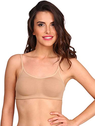 Image of Jockey SS12 Women's Wirefree Non Padded Super Combed Cotton Elastane Stretch Full Coverage Beginners Bra with Adjustable Straps (Pack of 2)