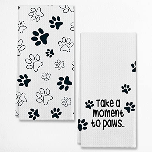 EIONEY 068-XQ-TW2-dog Dish Towels
