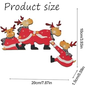 PCTC Mini Christmas Door Frame Decorations,Funny Santa Claus Door Frame, Home Party Table Scene Decor Props Gifts for Walls Doors and Windows Decoration DIY Craft PCTC Mini Christmas Door Frame DecorationsFunny Santa Claus Door Frame Home Party Table Scene Decor Props Gifts for Walls Doors and Windows Decoration DIY Craft