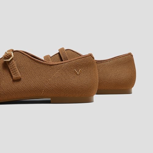 Image of VIVAIA Natalie Women's Mary Jane Flats with Twin Strap, Comfortable Round Toe Washable Ballet Flat Shoes, Soft Lightweight Breathable Dress Shoes for Daily Outfit