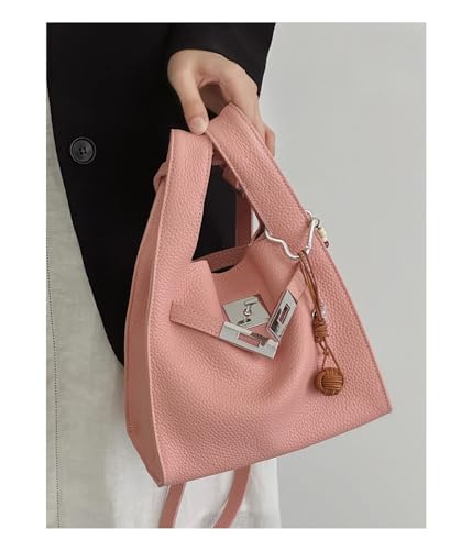 Leather Bucket Bag Large Capacity Totes Handbag Shoulder Crossbody Bag Buckle Basket Portable Luxury Elegant Casual2