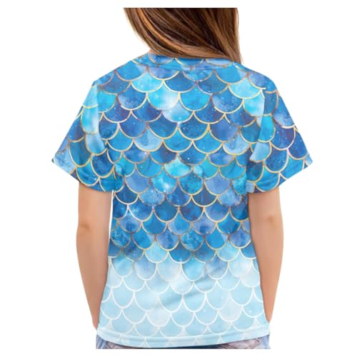 GLUDEAR Girls Boys Shirts Graphic Print T-Shirt Kids Unisex Short Sleeve Tee Shirts Tees2