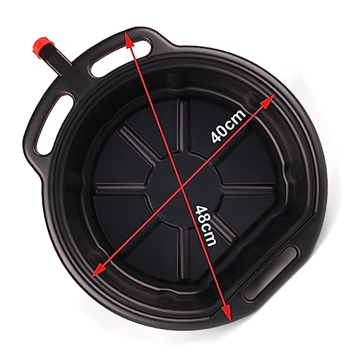 Foto von Springer Werkzeuge Ölwanne Ölbehälter Ölwechselbehälter Ölauffangwanne Ölauffangbehälter 16L Ölwechsel mit Ausguss und Halterungen