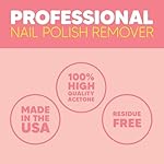 Onyx Professional 100% Pure Acetone Nail Polish Remover Kit with 7 inch Nail File, Maximum-Strength Nail Polish Remover for Gel, Artificial & Glitter Nail Polish, Quick and Effective Formula, 16 Fl Oz - Image 4