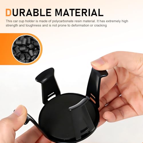 Adaptador Portavasos para Carro 2 Piezas Antideslizante miniatura 3