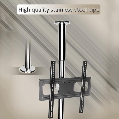 Adjustable TV Mount Bracket - 360 Degree Rotating Frame Floor Stand, Partition Wall Rotating Rack, Rotating TV Cabinet Rotating Base, Fits 32-55inch LED Screen Display