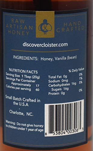 CLOISTER HONEY Infused Vanilla, 12 OZ miniatura 2