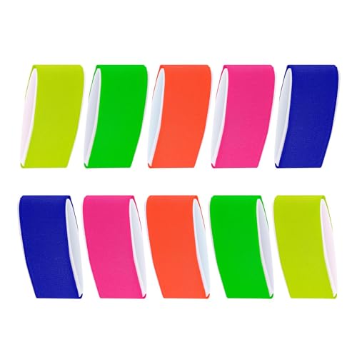 SUMMITDRAGON 10 cierres de correa ajustables para esquí/snowboard, nailon multicolor, compatible con correa de fijación de equipos de esquí/snowboard