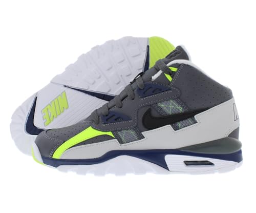 Nike AIR Trainer SC (GS) Boys CJ0580-001 (Dark Grey/Black-Midnight NAV), Size 7