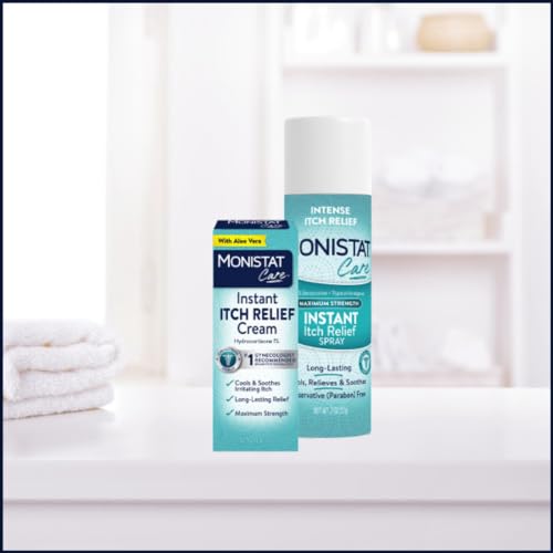 Image of Monistat Instant Itch Relief Cream for Women, Maximum Strength Feminine Itch Care, 1 oz (Pack of 6)