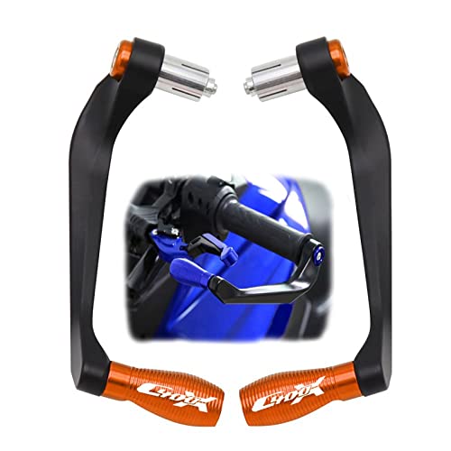 Protège-mains moto orange 22mm pour guidon BMW C400X