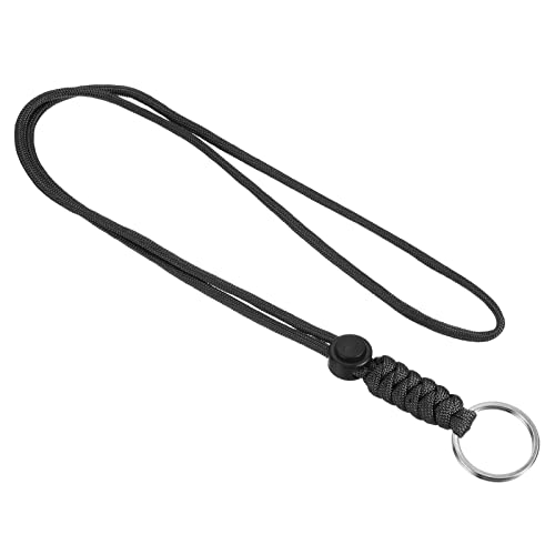PATIKIL Badge Lanyard with Keyring 18 Inch, Necklace Keychain Cord Metal Hook Strap for Keys Whistle...