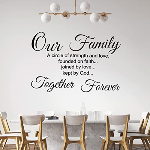 Rotumaty Family Quotes Wall Decals This is Us Wall Decor Vinyl Wall Stickers for Living Room Bedroom Inspirational Art Wall Decorations for Home Office Teen Dorm