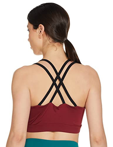 Image of Longies Women's Polyester, Spandex Padded Wire Free Sports Bra