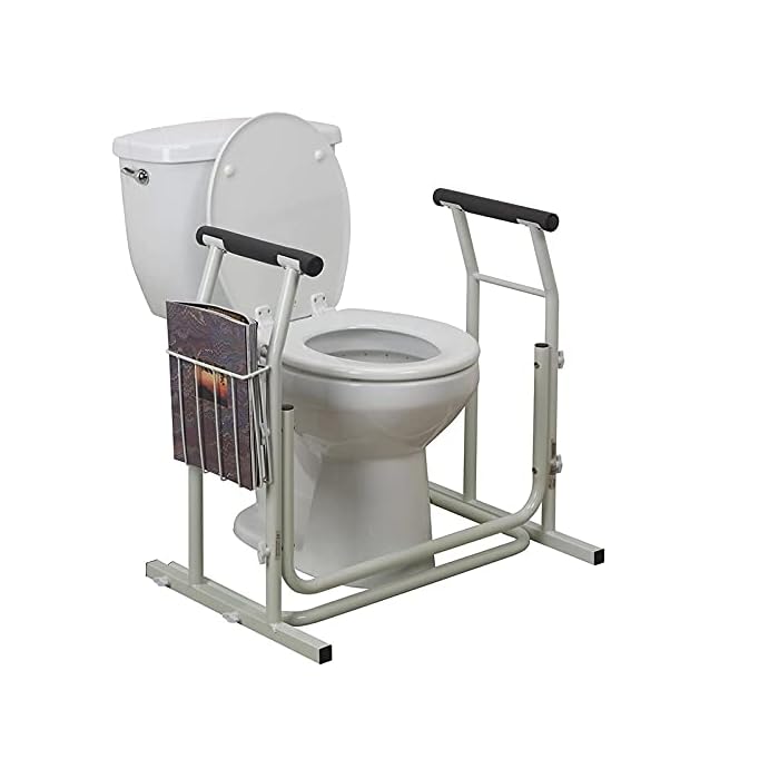 Buy Stand Alone Portable Bathroom Toilet Safety Handrail For Elderly