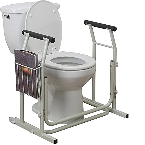 Buy Stand Alone Portable Bathroom Toilet Safety Handrail For Elderly