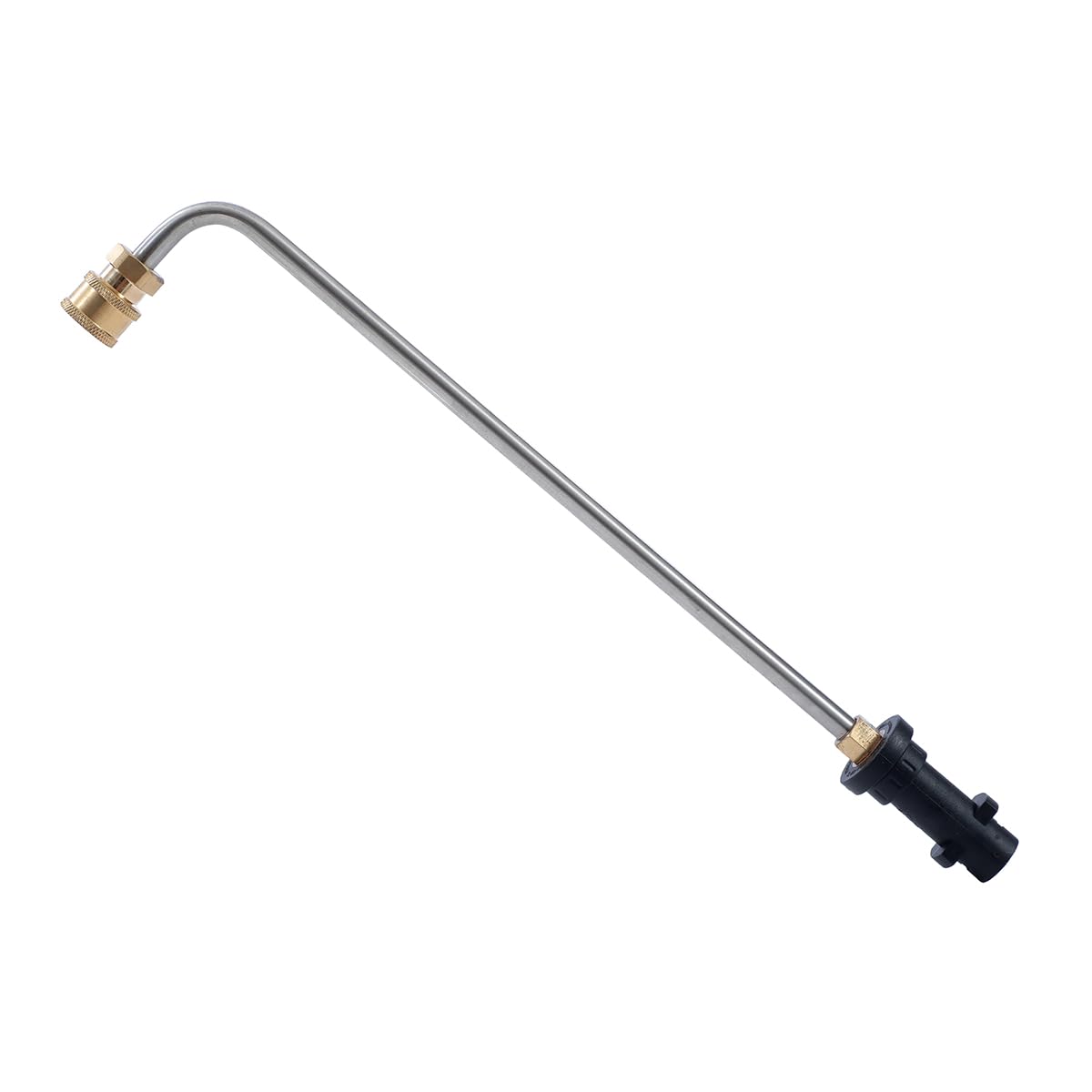 AIM Tools Bacchetta di Prolunga per Idropulitrice Compatibili con Karcher K2 K3 K4 K5 K6 K7, Spruzzo Angolato Lancia a 90 Gradi con 5 Punte per Ugello, Attacco per Pulitore per Grondaie
