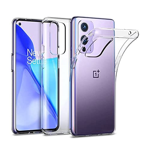 Image of Case Creation New Oneplus 9RT Premium Imported 0.3mm Crystal Clear Totu Silicone Transparent Flexible Soft Corner Protection with TPU Slim Back Case Cover for One Plus 9RT