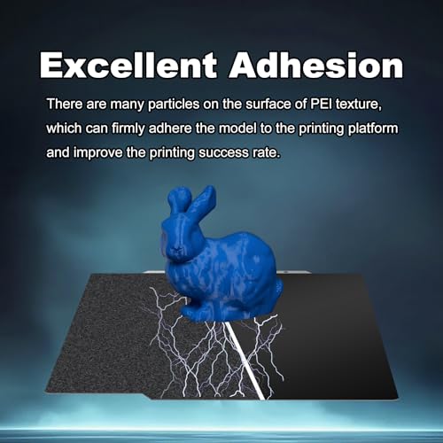 Image of 184x184mm Black Build Plate for A1 mini 3D Printer, Double Sided Textured PEI+Smooth PEI Flexible Spring Steel Platform Heated Printing Bed for Bambu Lab A1 mini 3D Printer