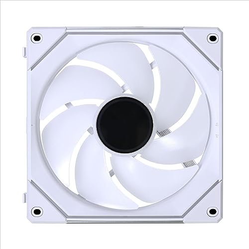 Image of Lian Li Galahad II LCD 360 AIO CPU Liquid Cooler With SL Infinity Fans White - GA2ALCD36INW.US & 140mm White Single Pack Without Controller