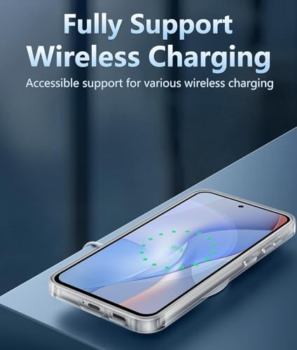 Image of REALCASE Silicone Samsung S24 FE 5G Back Cover Case, Scratch Resistant Protective Crystal Clear Transparent Shock Proof Bumper Back Cover Case for Samsung Galaxy S24 FE 5G