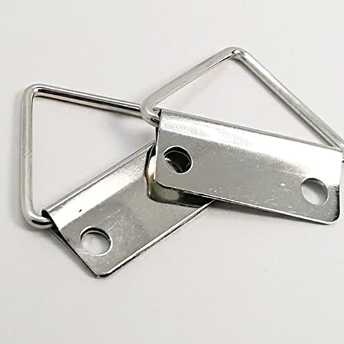 Image of UKCOCO 100Pcs Triangle Hanging Hooks for Picture Frames Mirrors Paintings Photo Frame Hangers Easy to Use Wall Mount Hardware