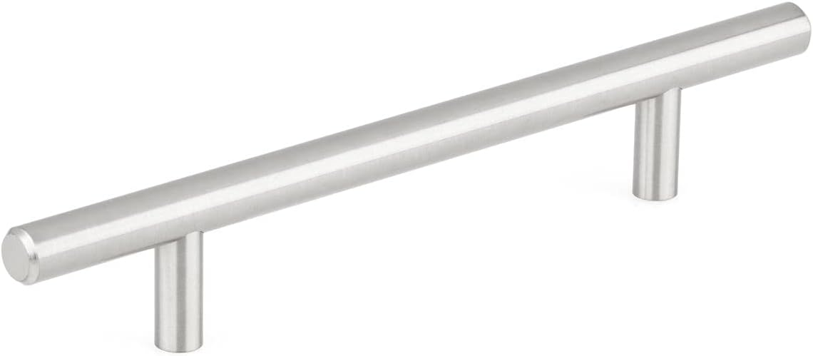 Richelieu Hardware BP30576195 Washington Collection 3-inch (76 mm) Center-to-Center Brushed Nickel Modern Cabinet and Drawer Bar Pull Handle for Kitchen, Bathroom, and Furniture