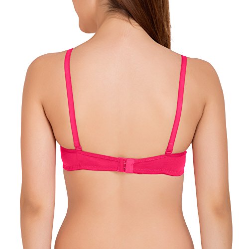 Image of Tweens - Medium Padded Cotton Rich Bra - Full Coverage, Seamless, Multiway Straps, Wirefree Everyday T-Shirt Bra