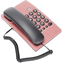 Acogedor Corded Telephone, Landline Telephone Desk Phone, Battery, Unique Color, Office House Landline Phones for Home
