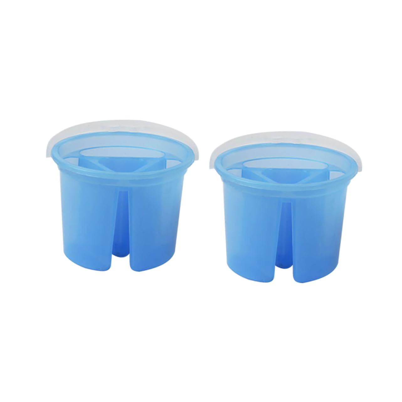 Angoily 2Pcs Artist Brush Washer Leak Painting Water Buckets for Watercolor and Gouache Painting Supplies Random Colors