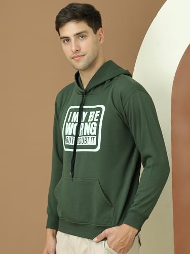 Image of Mack Jonney Regular Fit Printed Hoodie for Men-MACK639765