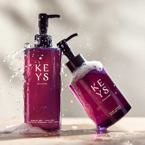 Keys Soulcare Face + Body Cleanse Bundle, Includes Golden Cleaser & Renewing Body & Hand Wash, Soothes Skin, Gently Removes Dirt, Makeup + Impurities - Image 3