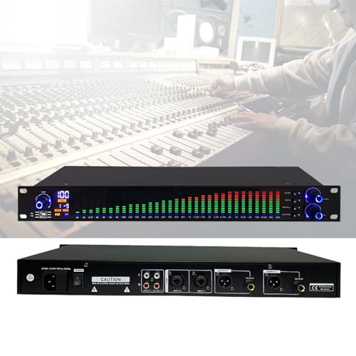 Regulador de audio digital de 31 segmentos con pantalla LED para cada segmento. Regulador de audio Eq tuner para escenario, bar, Ktv y hogar (Modelo: EQ-777S) miniatura 1