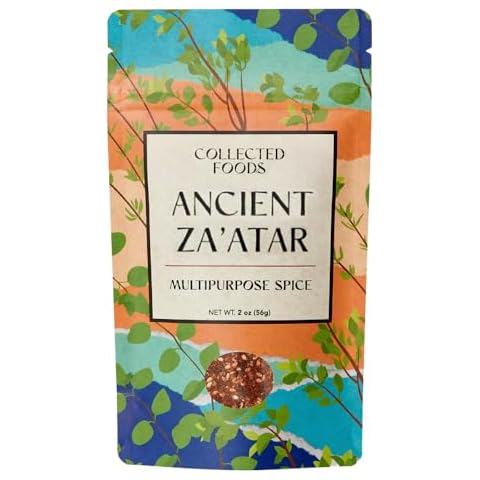 Premium Gourmet Zaatar Spice Blend: A Beautiful Middle Eastern Za'atar Seasoning Uniquely Crafted by Collected Foods - Zaatar Spice Mix Cover