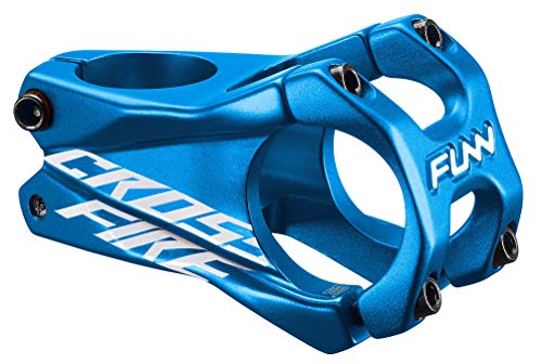 Funn(ファン) クロスファイア(Crossfire)ステム, クランプ直径:31.8mm、自転車、マウンテンバイク に適用、耐久、軽量 (長さ:50mm, ブルー)