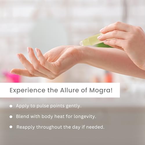 Image of Tatha Pure Mogra Attar| 100% Mogra Attar Original| Jasmine Roll-On Perfume for Women & Men Long Lasting With Calming Aroma| Natural Ingredients| Ideal Gift| | 10ML Pack| Mogra Perfume Without Alcohol