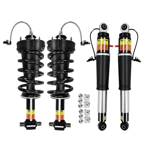84176631 84176675 4PCS Front & Rear Shocks Struts Assembly Fits for Chevy Tahoe Suburban for Cadillac Escalade (ESV) for GMC Yukon (XL) Denali 2015-2020 84977478,580-1108