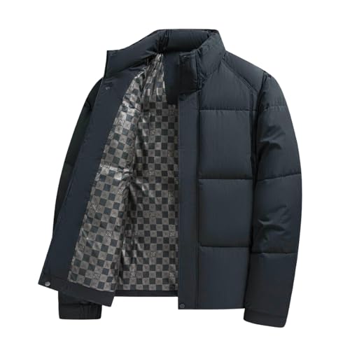 Chaqueta acolchada de hombre informal para las mañanas frías de otoño en la ciudad
