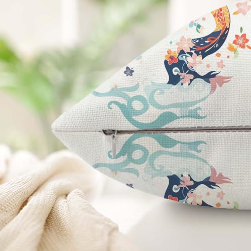 Housse coussin extérieur 80x80cm imperméable grand format lot de 4 - 5