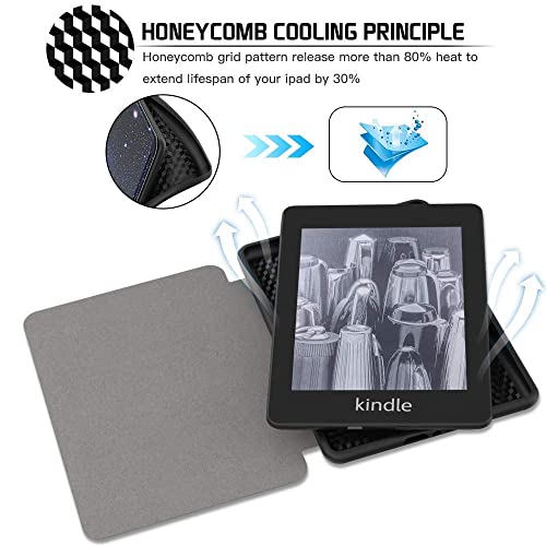 SwooK Classic Printed Magnetic Flip Cover Case for All New Kindle 10th Generation 2019 Release Model: J9G29R Flip Case Smart Folio Cover Case (Not... - Image 4