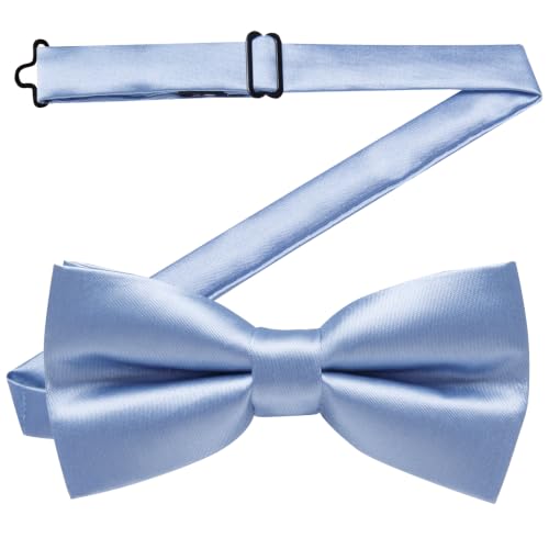 Image of YourTies Bow Ties for Men Pre-Tied Adjustable Bow Tie Coloful Satin Bowtie