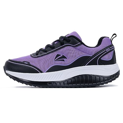 Image of QAUPPE Womens Walking Shoes with Arch Support Wide Orthotic Athletic Sneakers Plantar Fasciitis Tennis for Heel and Foot Pain Relief