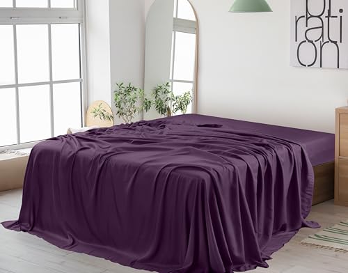 Utopia Bedding, Flat Sheet King Size, OEKO-TEX Certified, Easy Care Soft Brushed Polyester, Microfiber Fabric, Wrinkle - Image 4