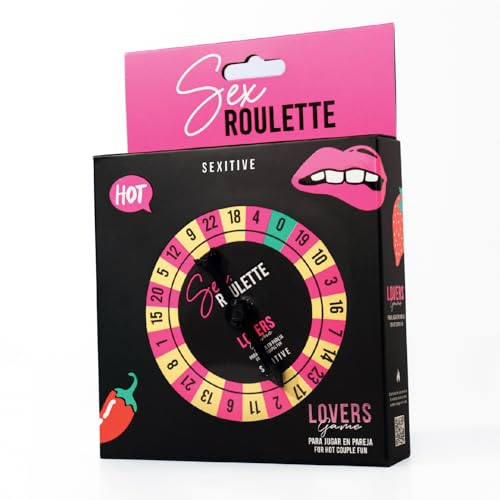 Sexitive SEX ROULETTE Lovers Game. Juego de Ruleta para Parejas, Juego de Mesa para Adultos. 24 desafíos para un placer apasionante. Incluye QR con 5 relatos eroticos.