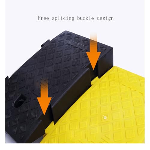 Rampas plásticas con clip para umbral, almohadillas triangulares antideslizantes y resistentes al desgaste para entrada de garaje miniatura 6