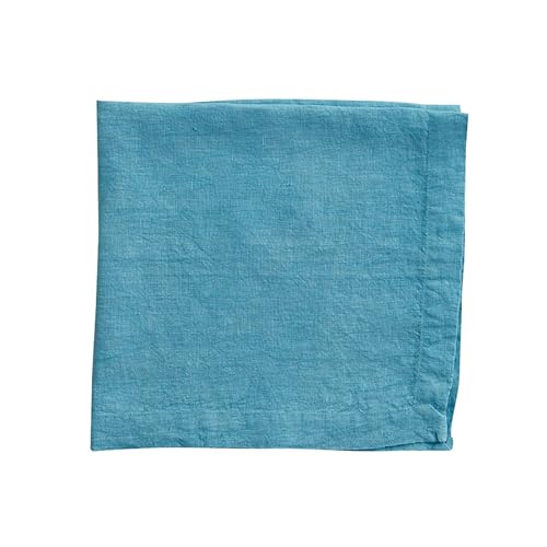 Set de 4 Servilletas de Lino Azul Split P miniatura 2