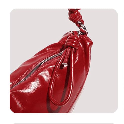 Slouchy Small Red Burgundy Leather Purse Shoulder Bag Crossbody Bags For Women2